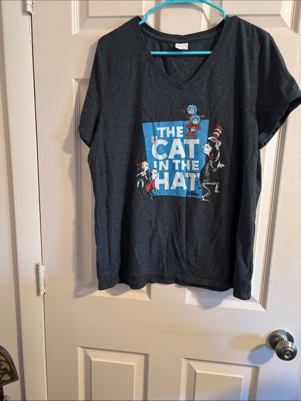 Dr. Seuss The Cat in the Hat Graphic Tee - Charcoal
